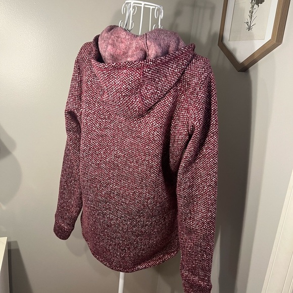 Mammut Kachemak Full Zip Hooded Fleece Jacket 1010-21520 Women's L Pink/Red - Picture 4 of 6